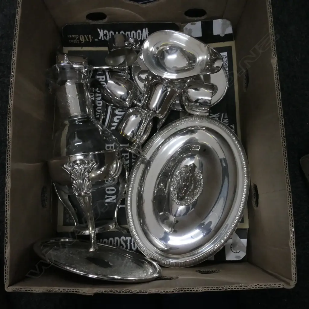 LOT ASST EP GOBLETS/COFFEE/TRAY/GRAVY ETC Image 1++