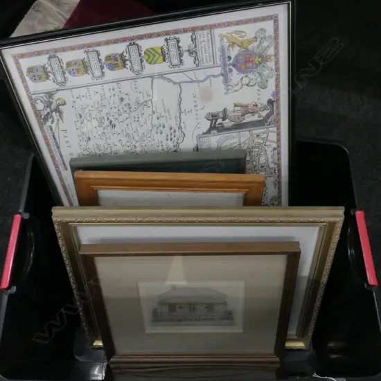 8 FRAMED ART WORKS: LTD ED PRINTS ETC...