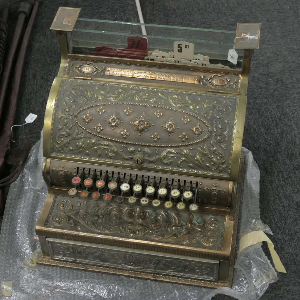  OLD SINGLE DRAWER NATIONAL CASH REGISTER Image 1++