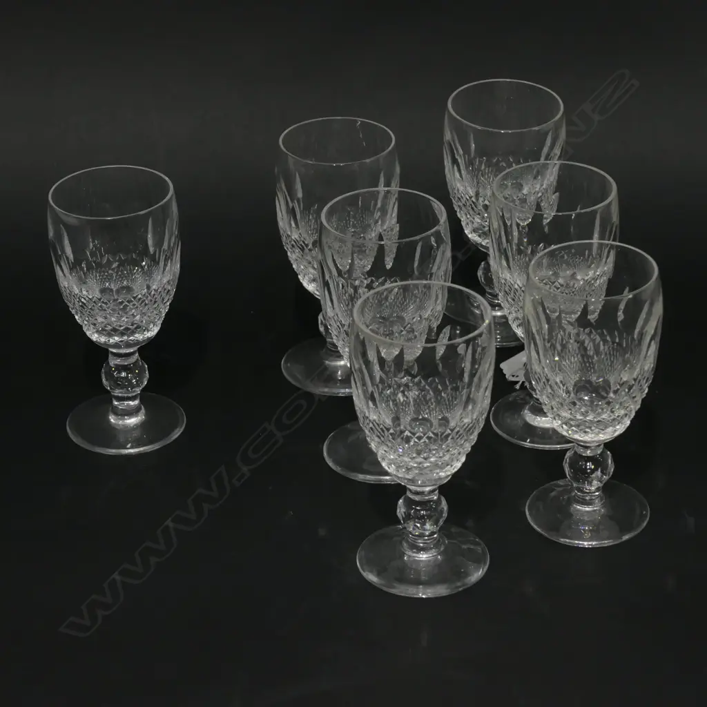 SET 7 WATERFORD CRYSTAL LIQUOR GLASSES Image 1++