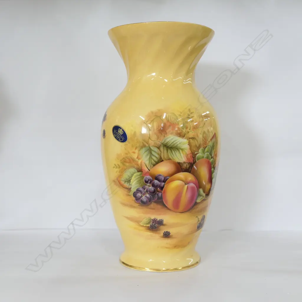 AYNSLEY ORCHID GOLD VASE H 230 MM Image 1++