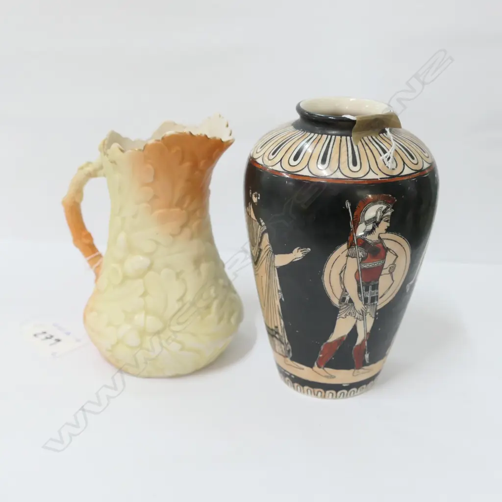 SMALL EGYPTIAN VASE & JUG H. 15MM  Image 1++
