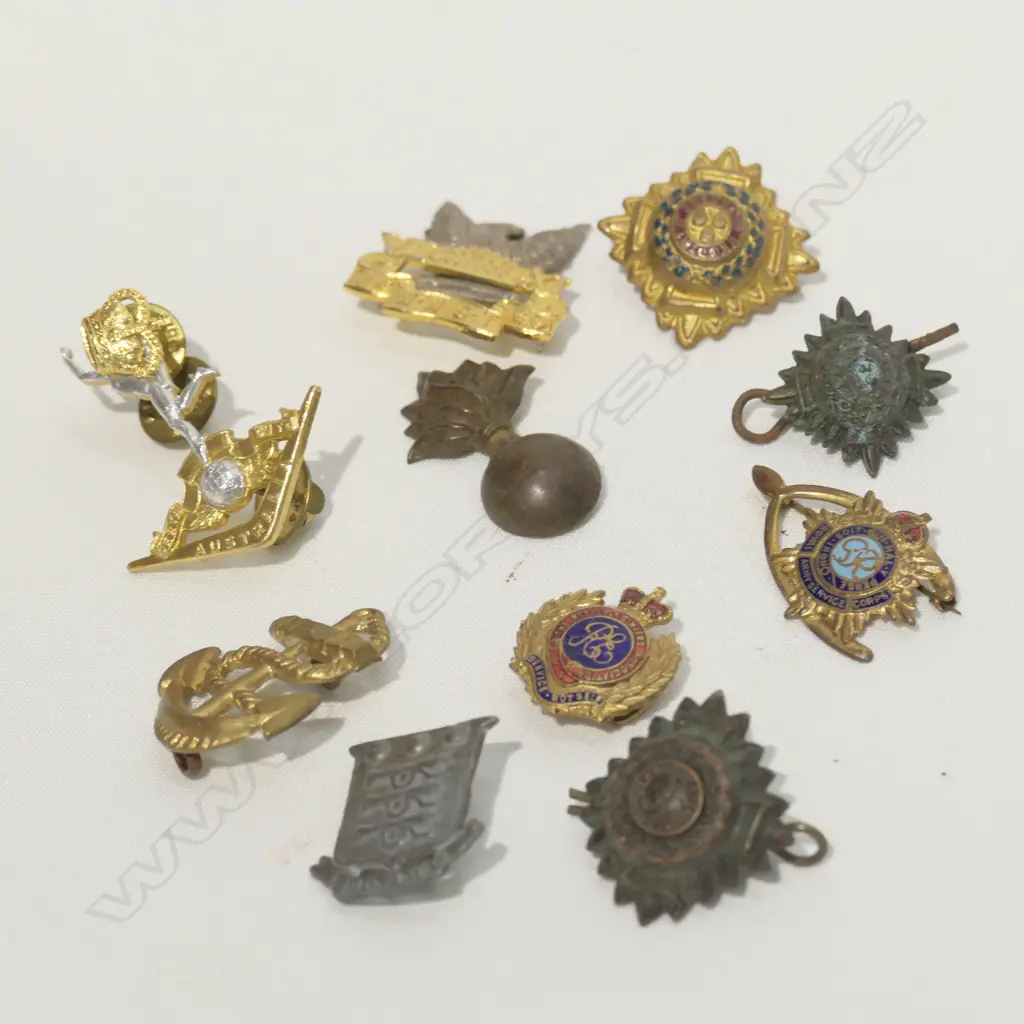 LOT ASST MILITARY BADGES ETC Image 1++