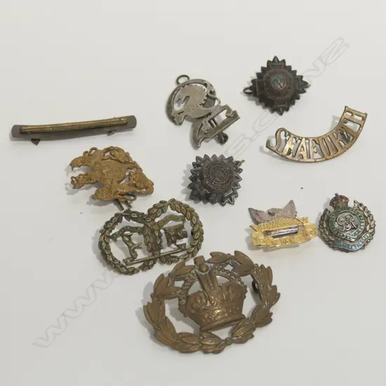 LOT ASST MILITARY BADGES ETC