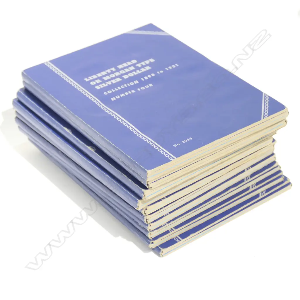 10 LIBERTY HEAD OR MORGAN TYPE SILVER DOLLAR FOLDERS NO COINS Image 1++