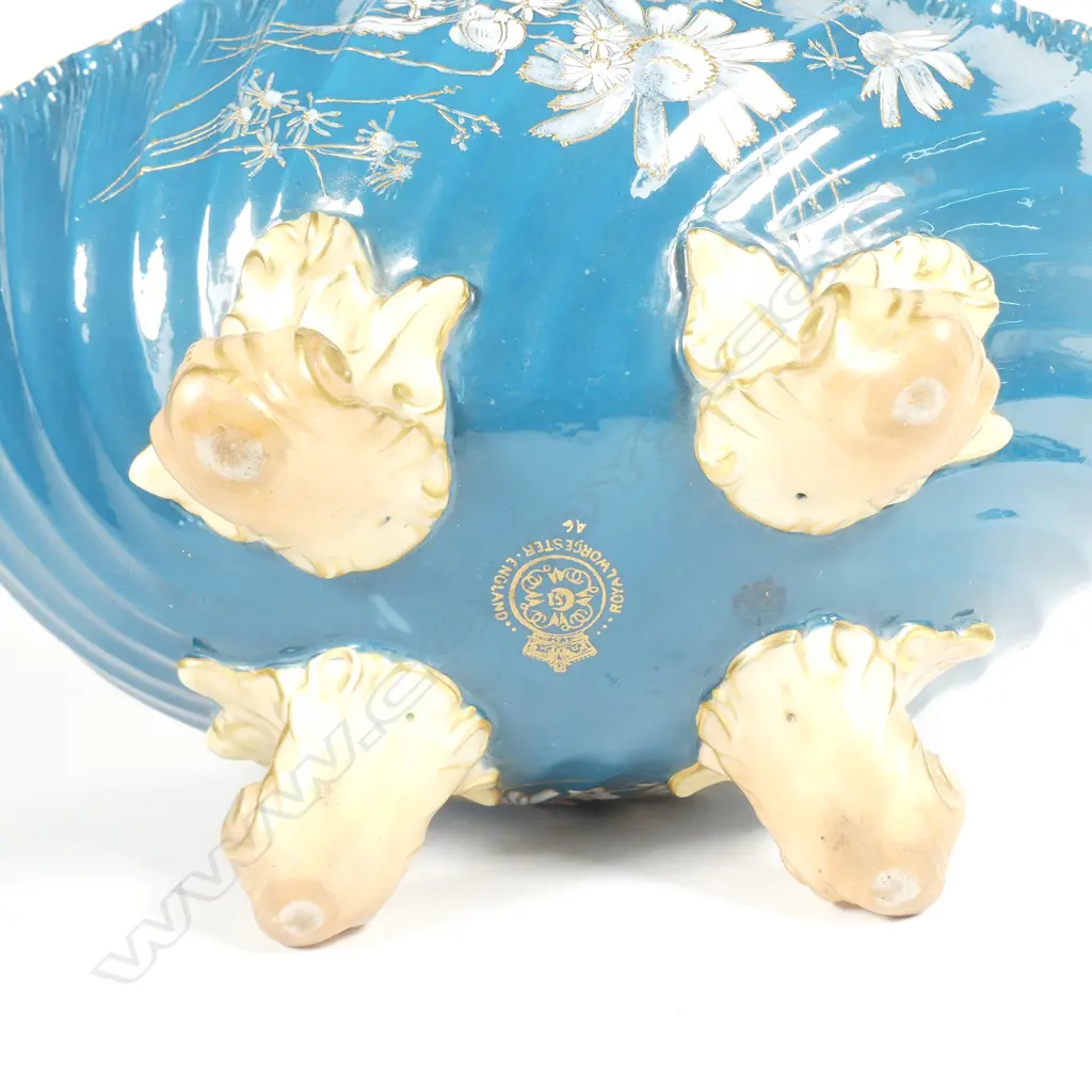 R. WORCESTER FOUR LEGGED DISH, 1896 Image 1++