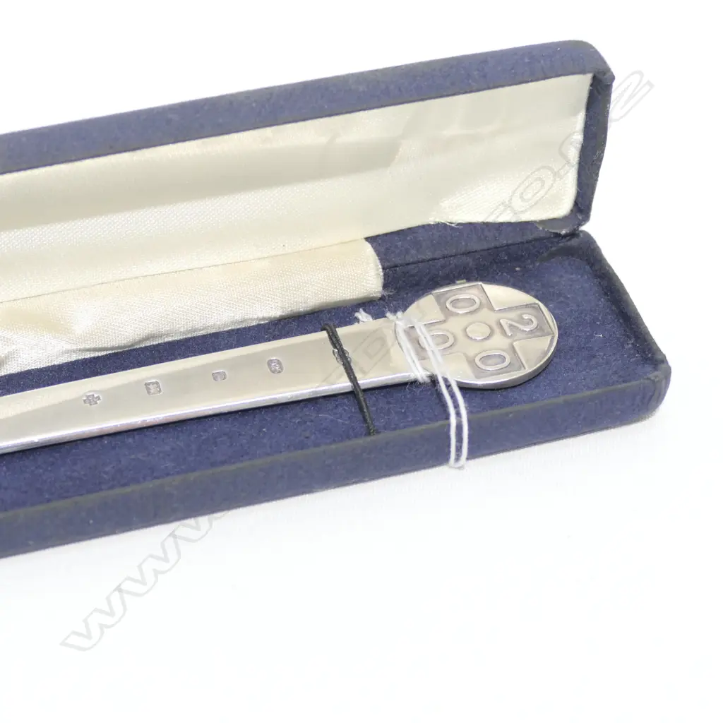 STG SILVER MILLENNIUM LETTER OPENER IN CASE  Image 1++