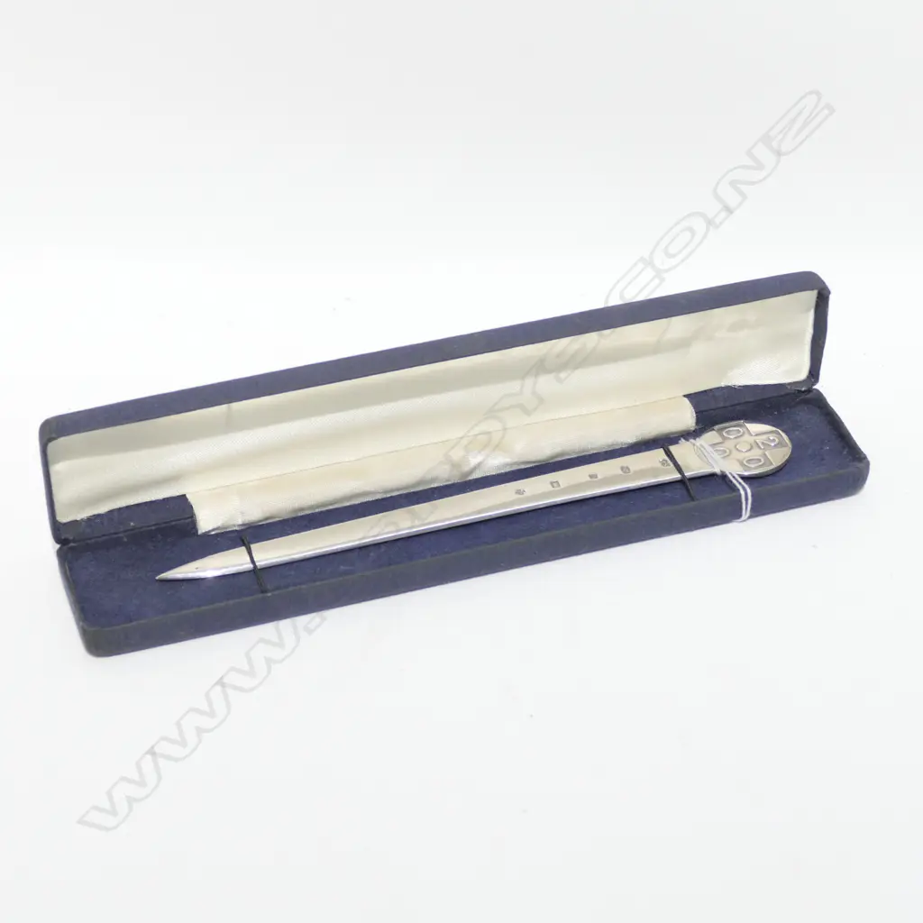 STG SILVER MILLENNIUM LETTER OPENER IN CASE  Image 1++
