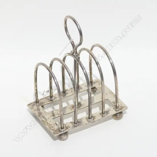 SILVER TOAST RACK 4 SLICE 106GMS Sheffield 1897