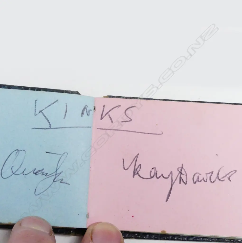 A small autograph book Image 1++