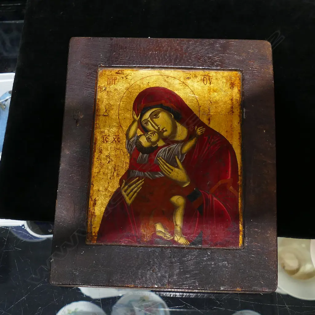 BYZANTINE STYLE ICON - MOTHER OF GOD Image 1++