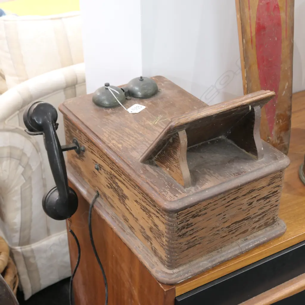 ERICSON ANTIQUE WALL PHONE  Image 1++