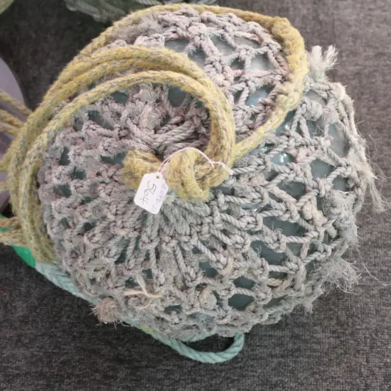 OLD GLASS FISHING NET FLOAT DIA.310mm