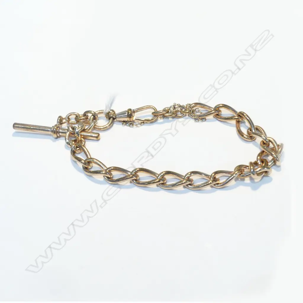 GOLD & ROLLED GOLD CHAIN AND T-BAR Image 1++