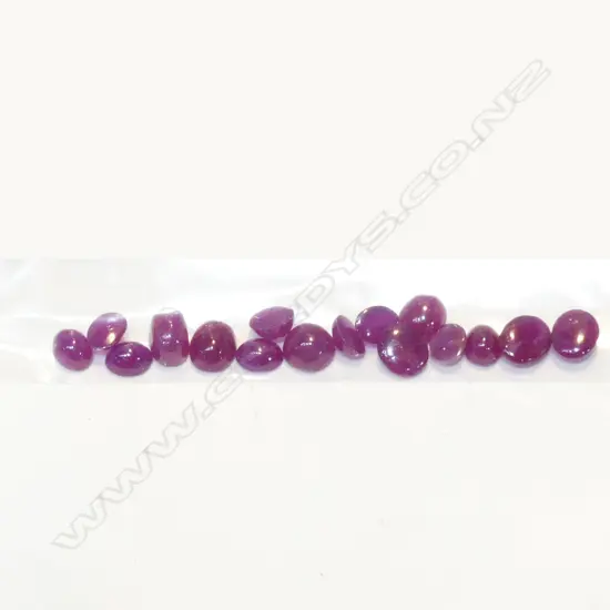 ASST SMALL 10CT RUBIES
