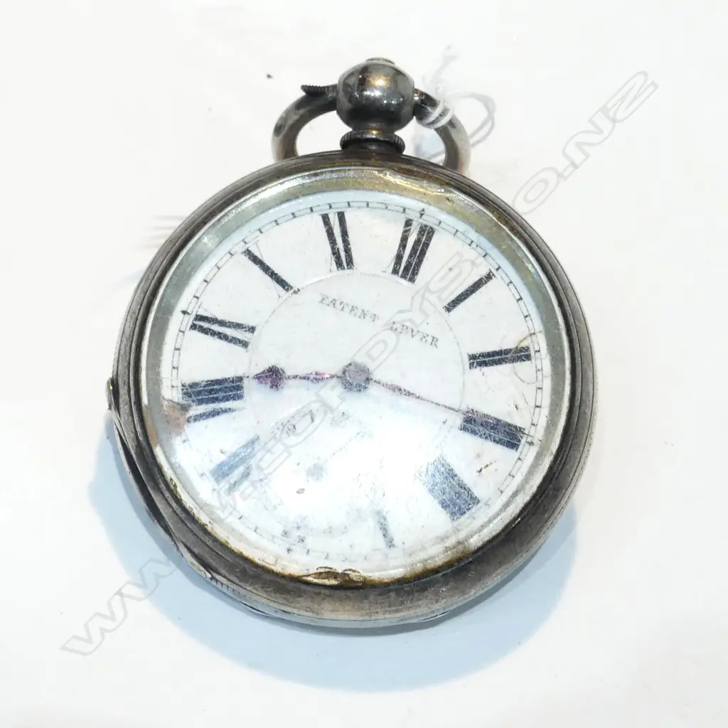 POCKET WATCH STAMPED FINE SILVER64.7 GMS, Image 1++
