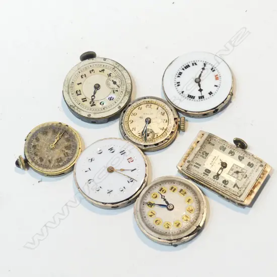 7 ASST WRIST WATCH MOVEMENTS