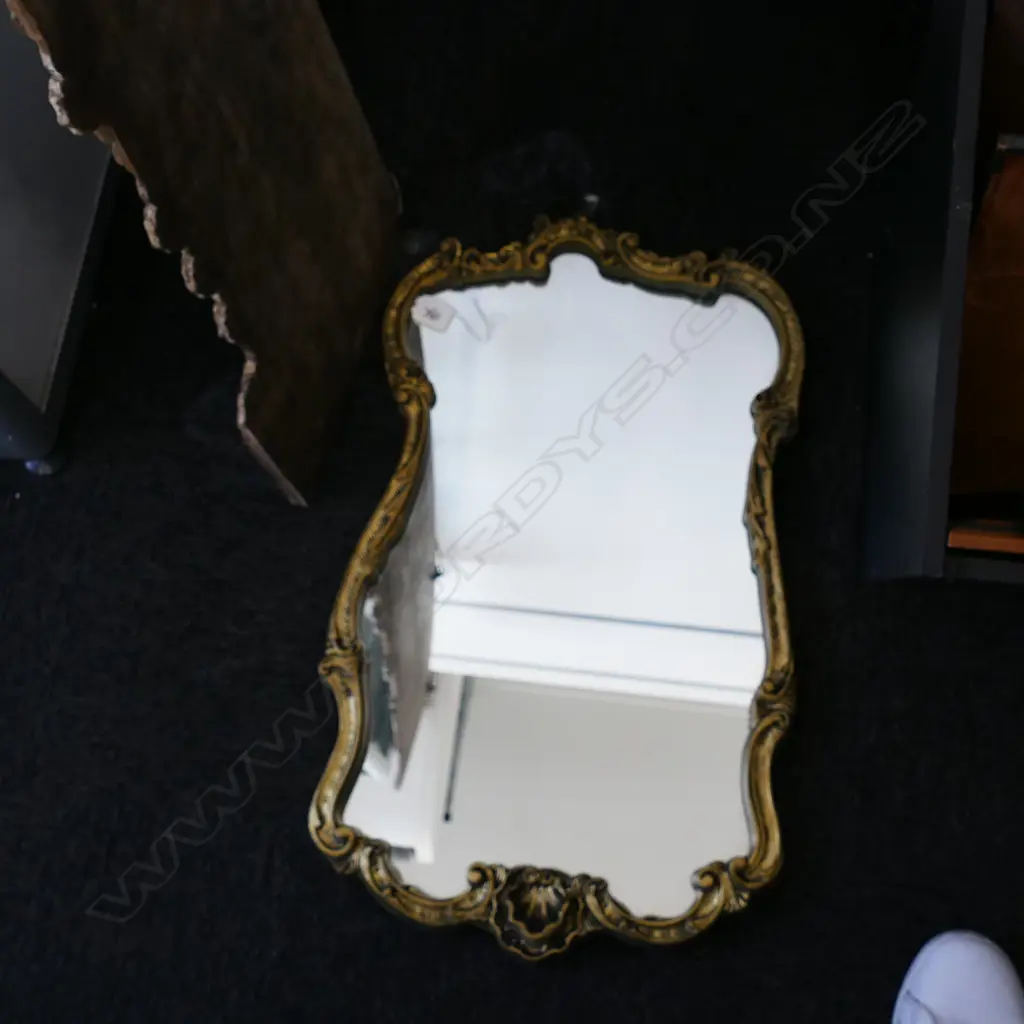 GILT FRAMED MIRROR H 600 MM Image 1++