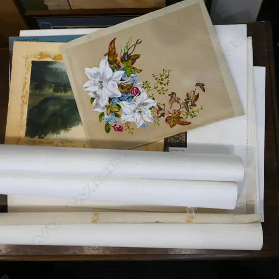 COLLECTION OF ORIGINAL PAINTINGS & PRINTS