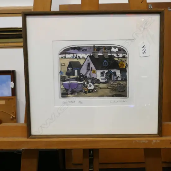 GRAHAM CLARKE ETCHING 'GOOD INTENT' LIMITED EDITION 192/500