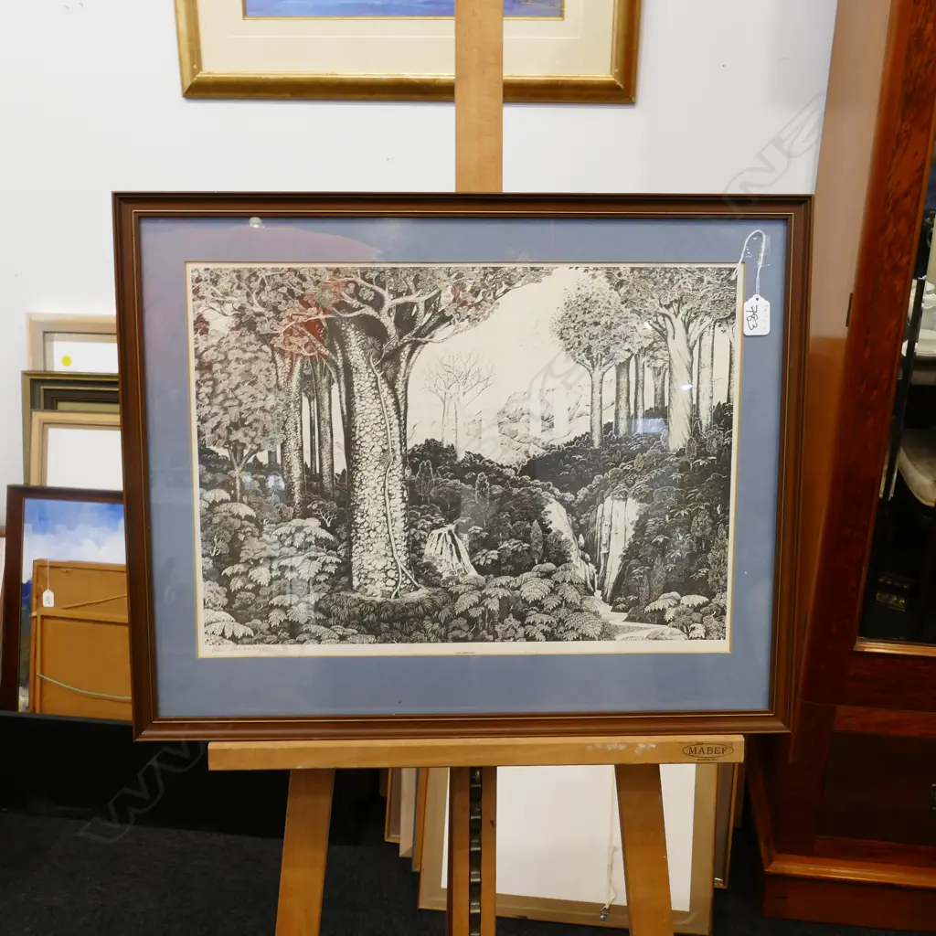 REI HAMON LIMITED EDITION PRINT 'LOST HERITAGE' 1971 Image 1++