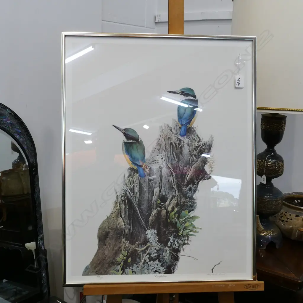 RAYMOND CHING LIMITED EDITION PRINT 'KINGFISHERS' 494/850 Image 1++