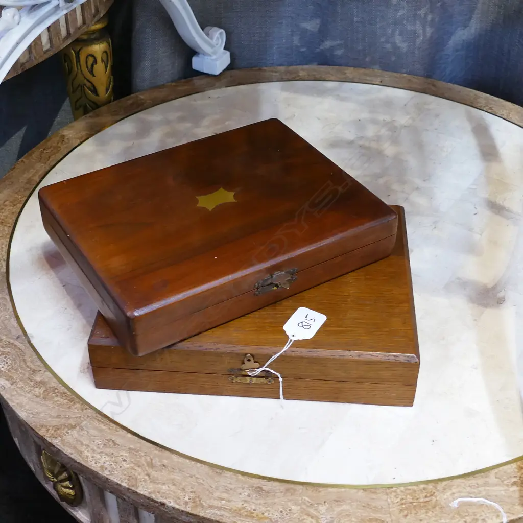 TWO BOXED FISH KNIFE SETS Image 1++