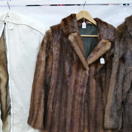 FUR JACKET FULLY LINED IN EXCELLENT CONDITION