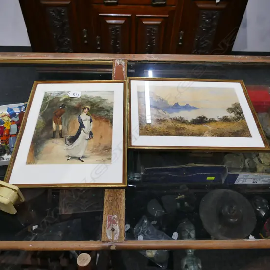 2 SMALL LATE VICT WATERCOLOURS