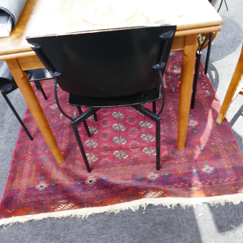 HAND KNOTTED TURKOMAN RUG 1780 X 1270 MM Image 1++