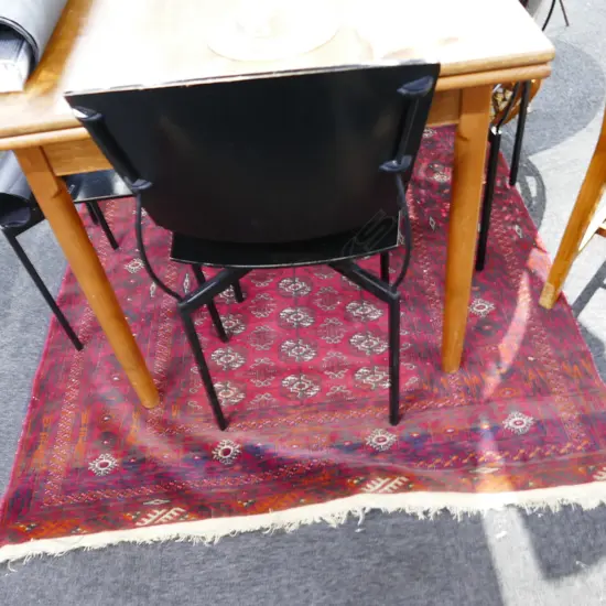 HAND KNOTTED TURKOMAN RUG 1780 X 1270 MM