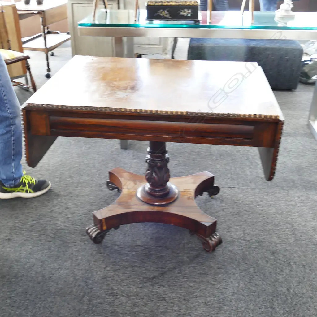 WILLIAM IV ROSEWOOD SOFA TABLE Image 1++