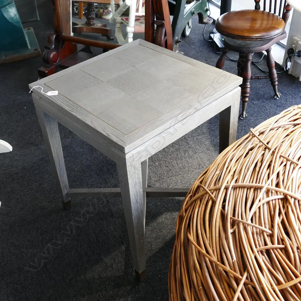 PARKER TREE BRASS INLAID SIDE TABLE Image 1++