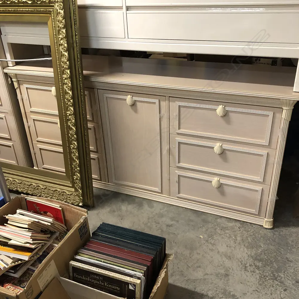 ITALIAN 6 DRAWER CHEST OF DRAWERS  WITH CENTRAL CUPBOARD L 1820 MM Image 1++