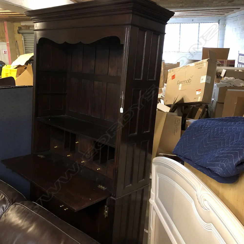 CHINESE BOOKCASE SECRETAIRE Image 1++