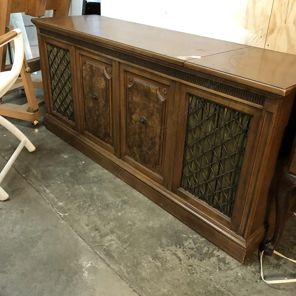 B.S.R TRANSCRIPTION RADIOGRAM/HEAD PHONES + 56 L.P RECORDS Image 1++