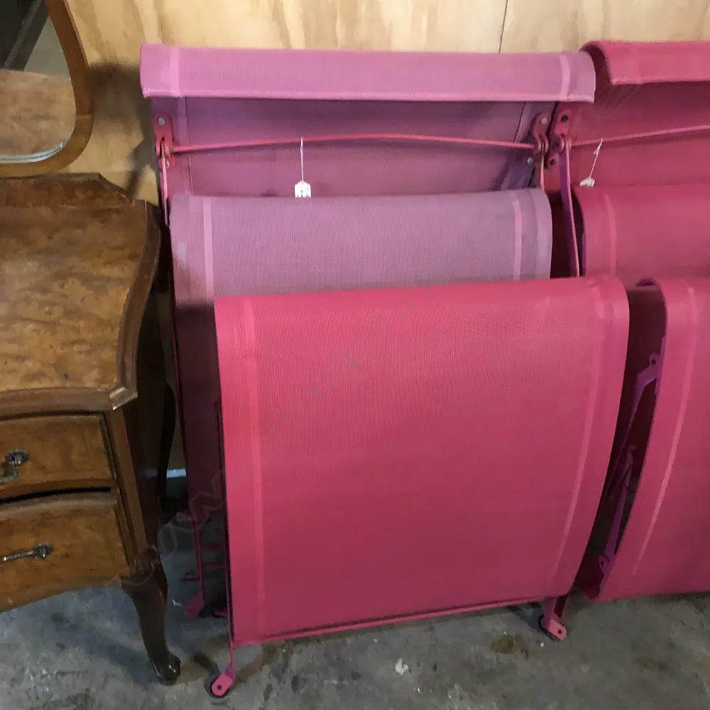 FERMOB OUTDOOR LOUNGE CHAIR 'DUNE' 570MM W 650MM L AF SOME RUST DAMAGE Image 1++