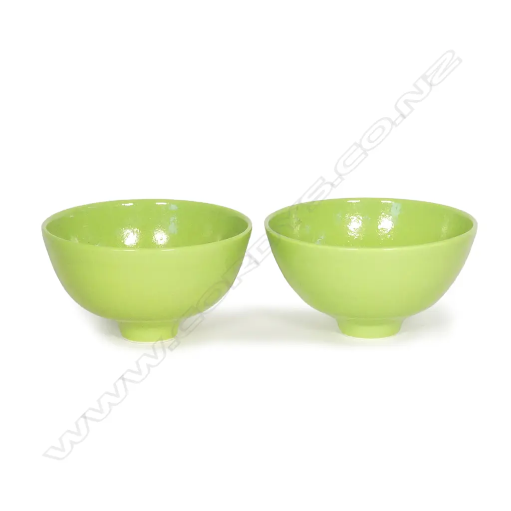 A pair of John Parker bowls Image 1++