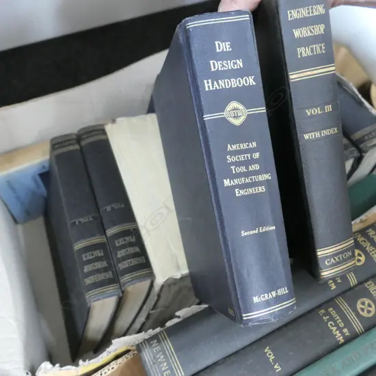 TWO BOXES GOOD BOOKS; ENGINEERING