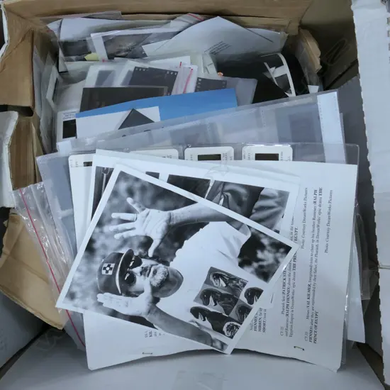 BOX LOT ASST. PHOTOGRAPHS, MEDIA/TV/ARTS INTEREST
