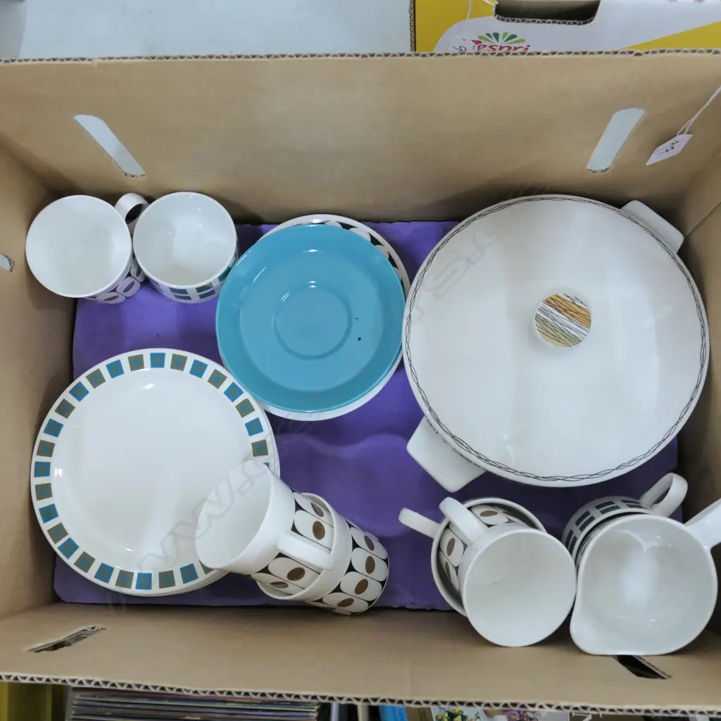 COLLECTION OF MID-WINTER SIENNA, STYLECRAFT & BLACK VELVET CHINA Image 1++