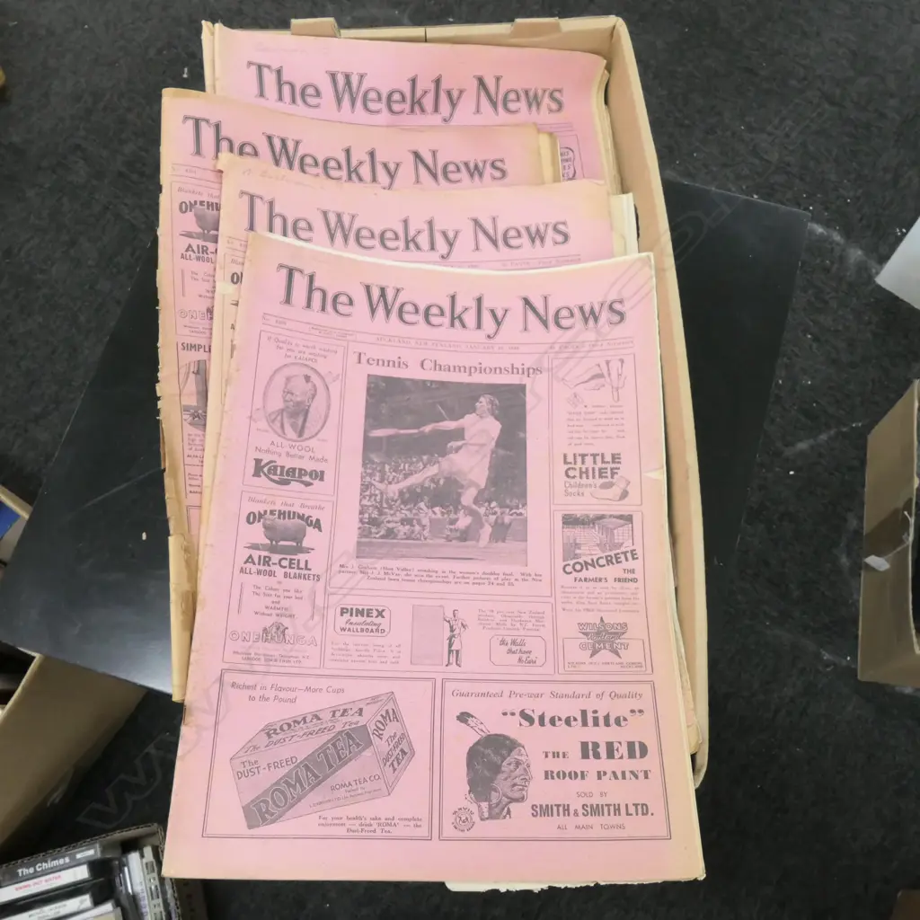 ASST VINTAGE AUCKLAND WEEKLY NEWS Image 1++