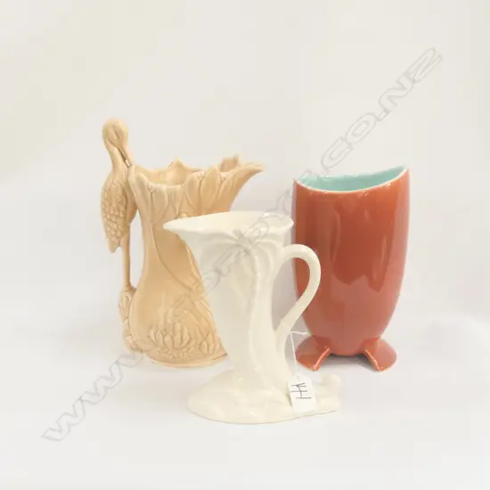 SYLVAC JUG/VASE + BESWICK VASE H 270 MM