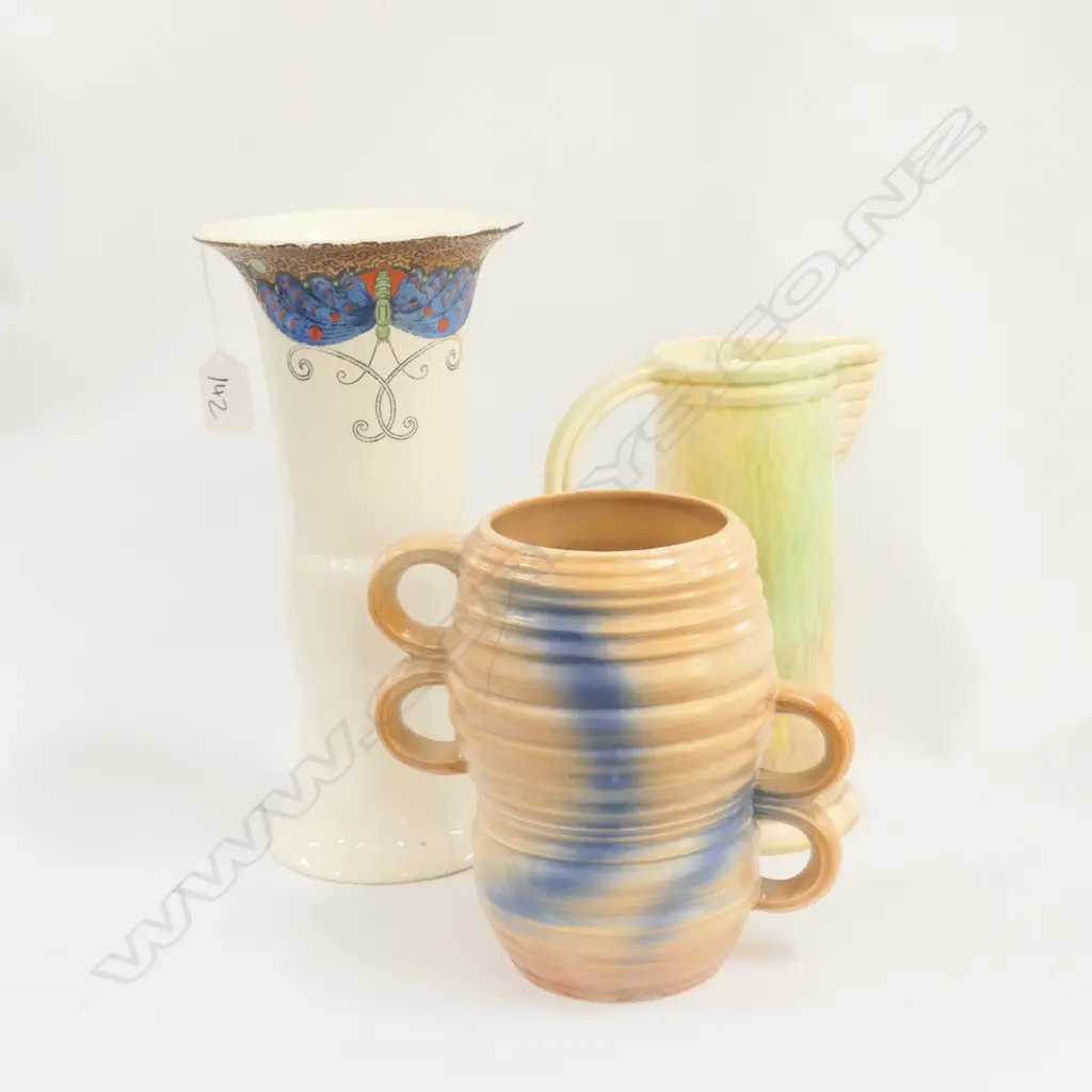 CROWN DUCAL+ C/WARE VASES FAULTS H 280 MM Image 1++