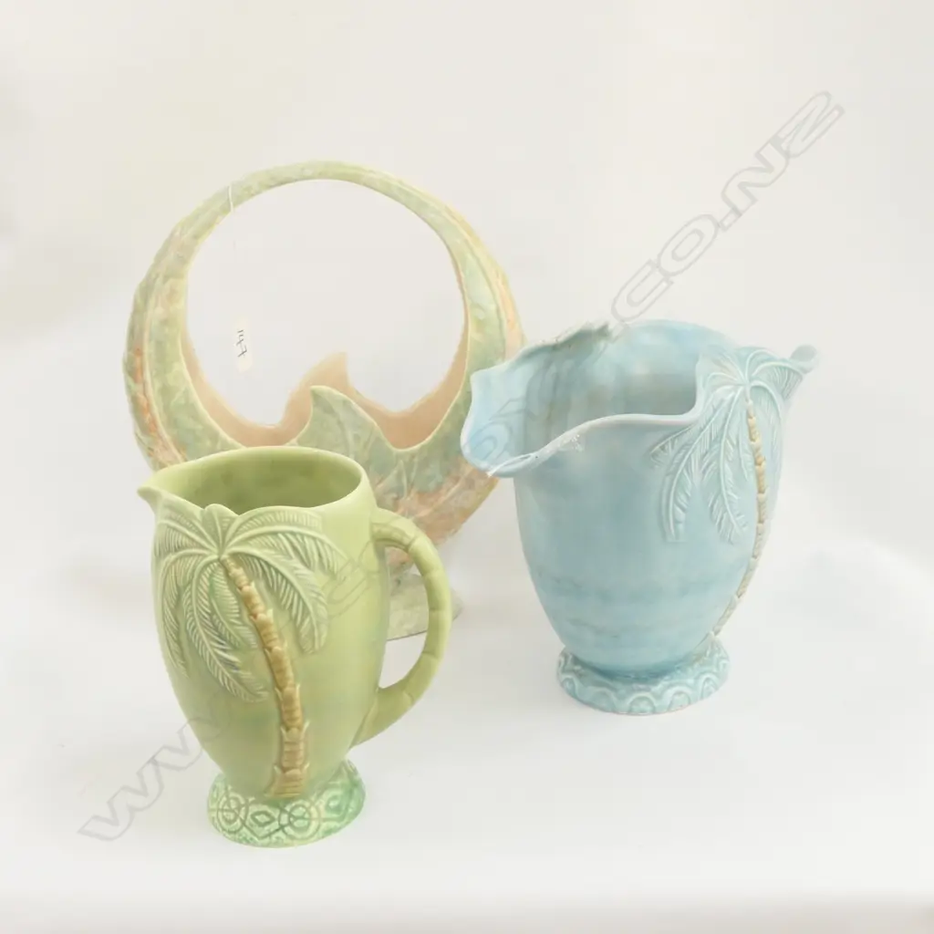 BESWICK BASKET JUG AND VASE A/F H 320 MM Image 1++