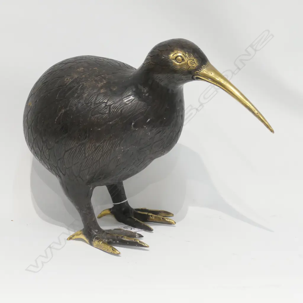 BRONZE KIWI POLISHED BEAK H.145mm Image 1++