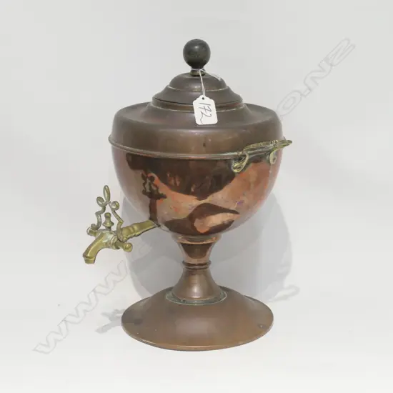 VICTORIAN COPPER / BRASS TEA URN