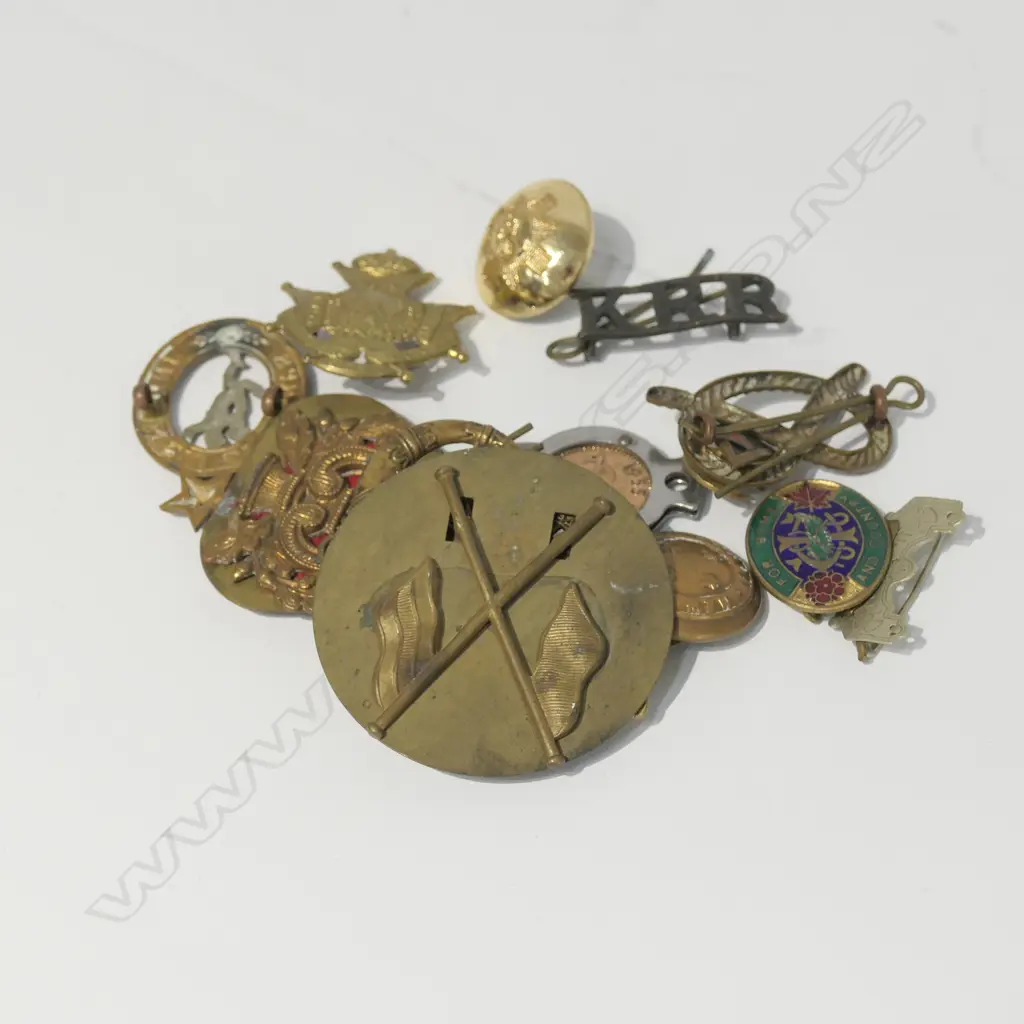 MILITARY CAP BADGES.  ETC Image 1++