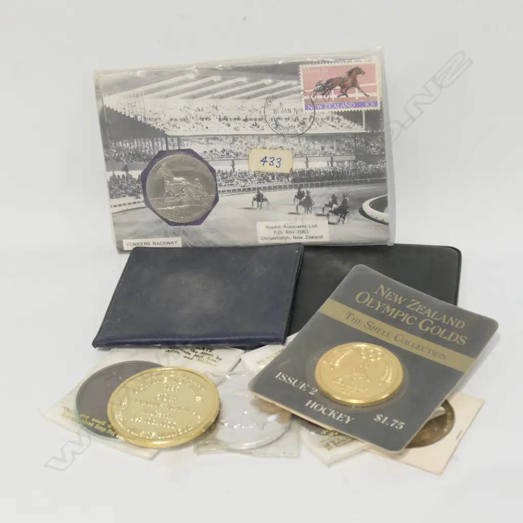 COLLECTION MISC SPORTING & COMMEMORATIVE MEDALLIONS  Image 1++