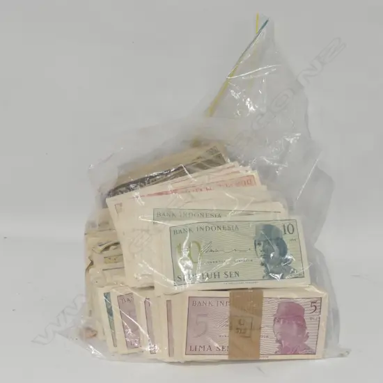BAG OF MISCELLANEOUS INTERNATIONAL BANKNOTES